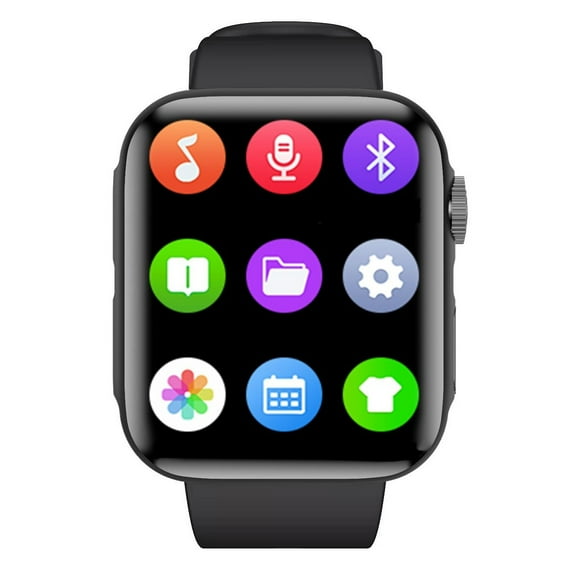 Samvix SmartTime 64 - 64GB Kosher MP3 Player & Watch with Voice Recorder and 6 Different Color Straps (No SD Slot, No WiFi, No Radio and No Video)