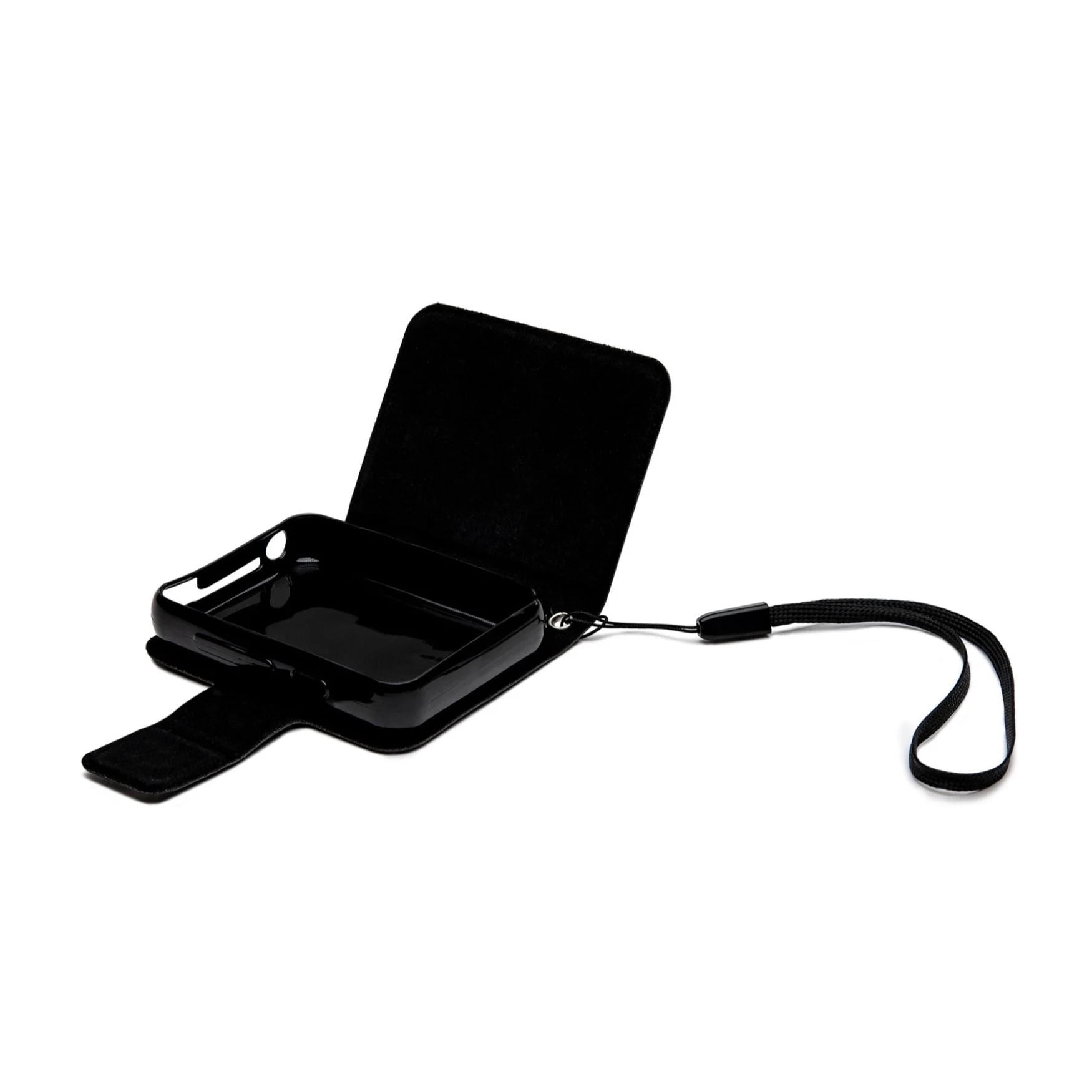 Samvix Smartbass Leather Book Case for Q3 Kosher MP3 Player (Black