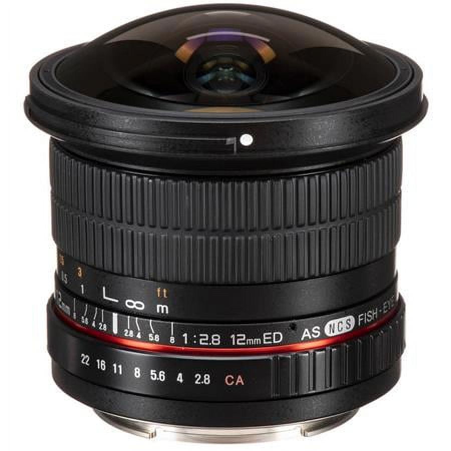 SAMYANG 12mm F2.0 キヤノンM BK ＜APS-C＞ Samyang 12mm f/2.0 NCS CS Lens for Micro Four Thirds