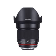 Samyang SY16M-FX 16 mm F2.0 ED Aspherical Ultra Multi Coating CS Camera Lens for Fujifilm X Mount