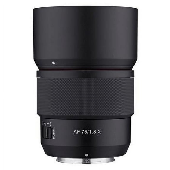 Samyang SYIO75AF-FX Auto Focus 75 mm F1.8 FE Camera Lens for Fujifilm X