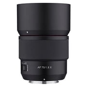 Samyang SYIO75AF-FX Auto Focus 75 mm F1.8 FE Camera Lens for Fujifilm X