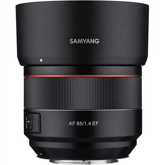 Samyang SYIO85AF-N Auto Focus 85 mm F1.4 Camera Lens for Nikon F