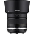 thumbnail image 1 of Samyang MK85AE-N MF 85 mm F1.4 Weather Sealed Mk2 Camera Lens for Nikon AE, 1 of 6