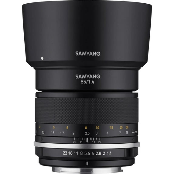 Samyang MK85AE-N MF 85 mm F1.4 Weather Sealed Mk2 Camera Lens for Nikon AE