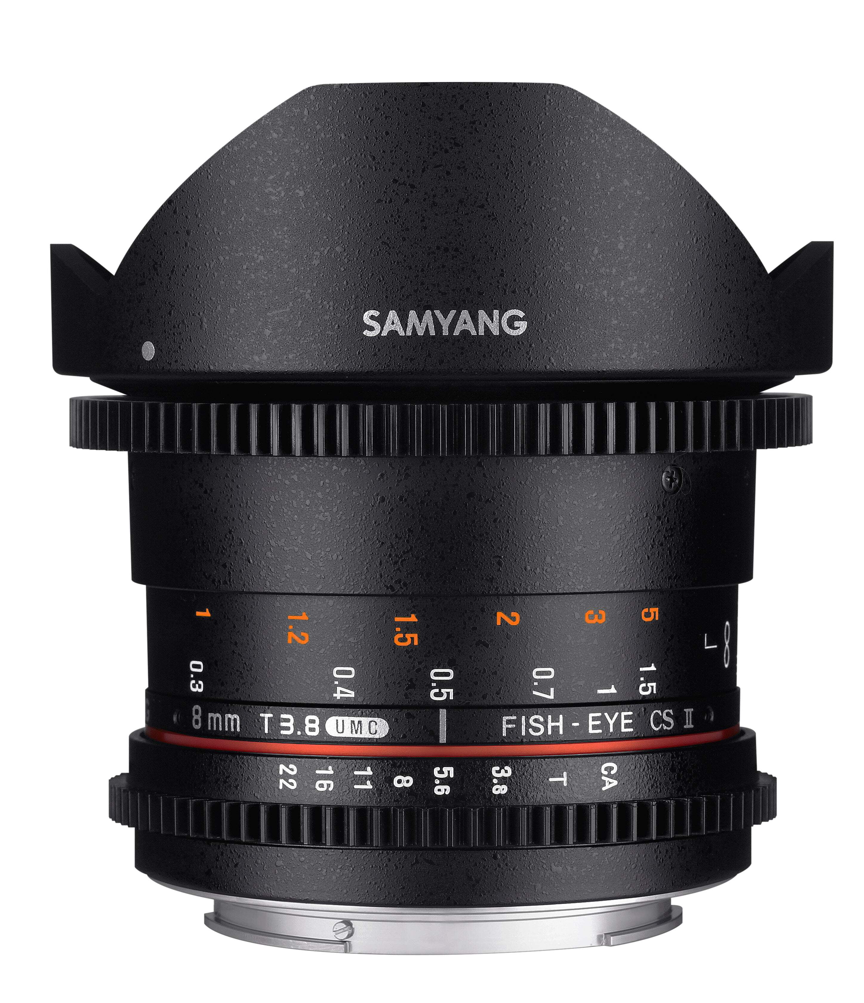 Samyang Cine 8 Mm T3.8 Fisheye Objektiv – Entklickt, Mit HD-Optik Für Nikon (DX) & Videofilmer