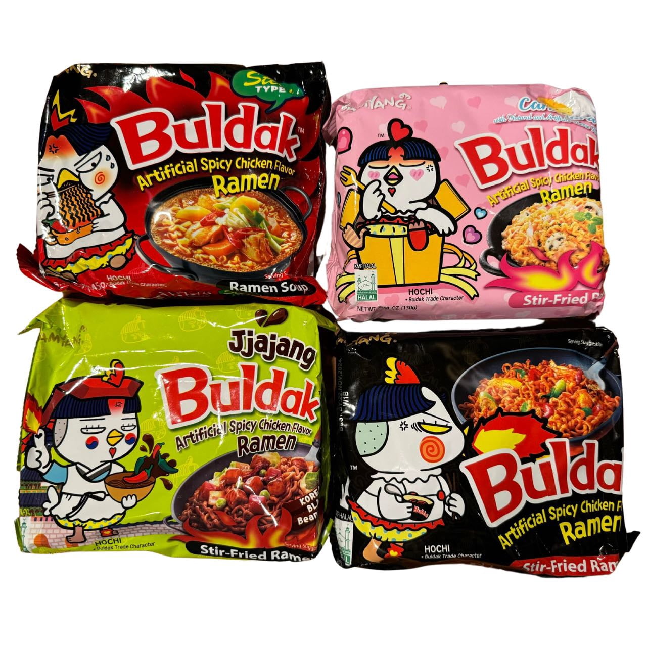 All Buldak Samyang Assorted Buldak Ramen (4 Flavor Combo) - Walmart.com