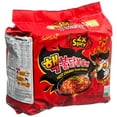thumbnail image 1 of Samyang Extra Hot Chicken Stir Fried Ramen Noodle Soup 4.93 oz. Bag (5 Pack), 1 of 1