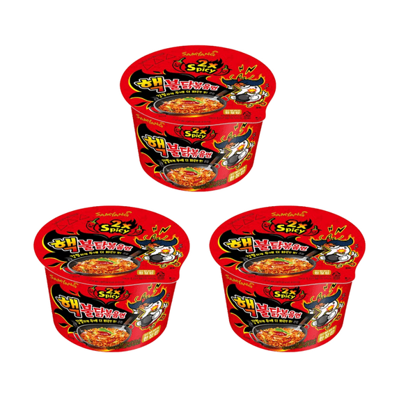 Samyang Hot Chicken Buldak Noodle Big Bowl 6 Flavors Combo