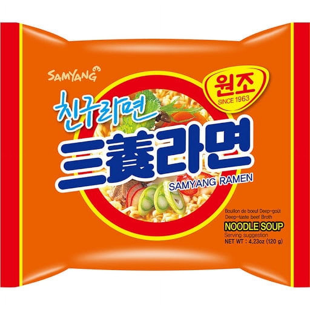Samyang Ramen Instant Ramen Noodles (Original Flavor), 4.23 oz
