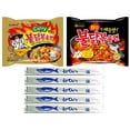 thumbnail image 1 of Samyang Spicy Chicken Ramen Combo (Curry & Original), 1 of 1