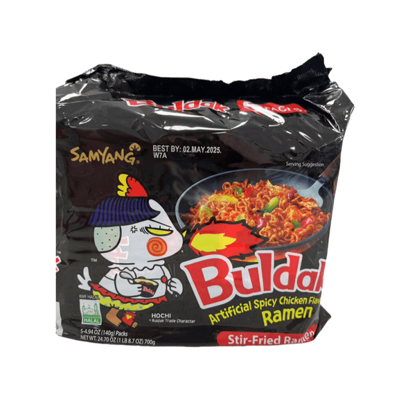 Samyang Spicy Hot Chicken Flavor Ramen_KOREAN SPICY NOODLE (140g Each) (5 packs)