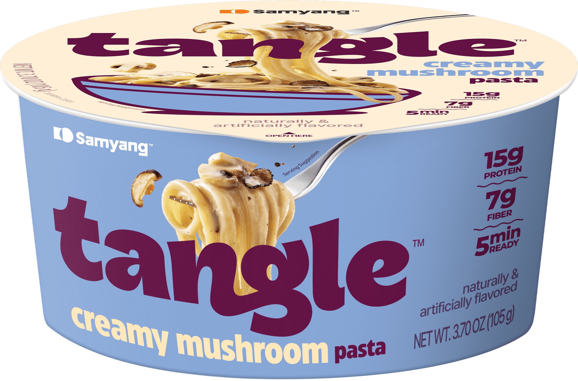 Samyang Tangle Creamy Mushroom Pasta Big Bowl