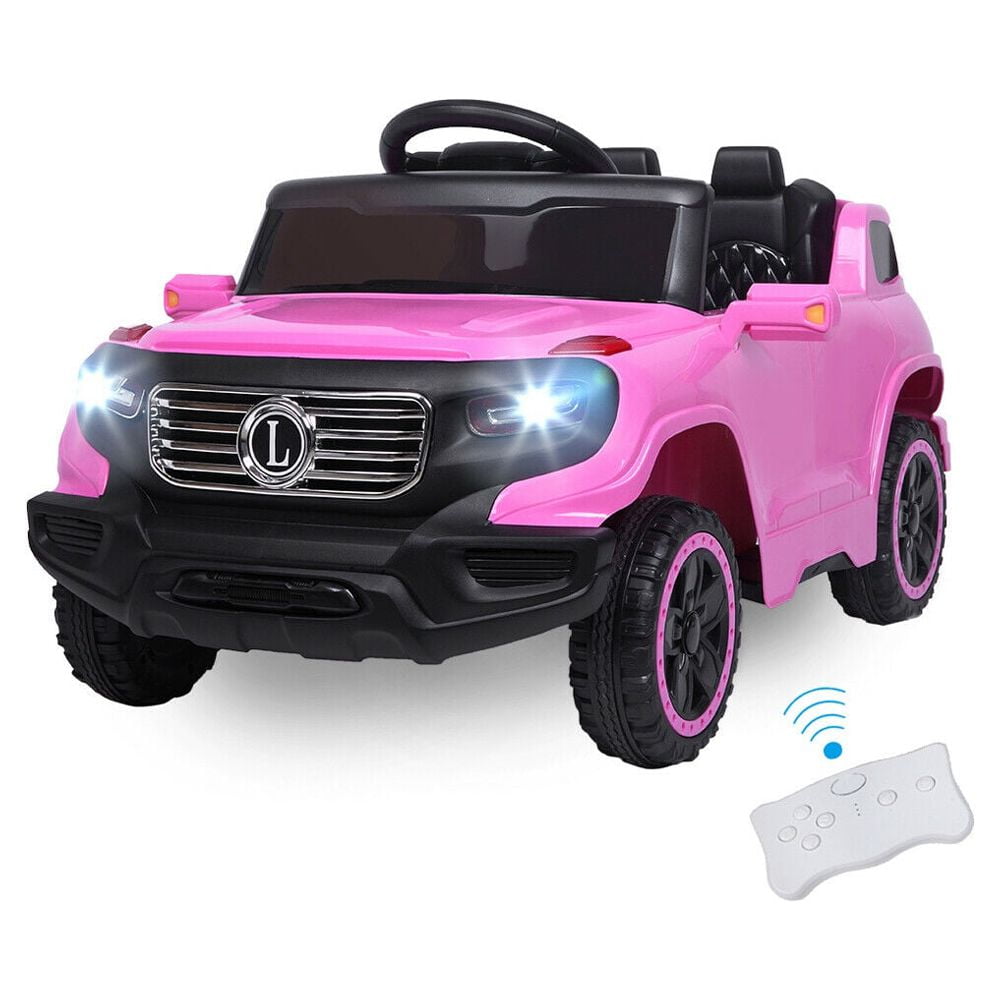 Pink 6V Kids Ride-On Truck with Remote Control