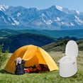 thumbnail image 1 of SamyoHome Camping Toilet with Detachable Bucket and Toilet Paper Holder White, 1 of 8