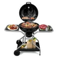 thumbnail image 1 of SamyoHome Grill Charcoal BBQ Grill,Barbecue Grill Cart,Portable Grill with Wheels, 1 of 7