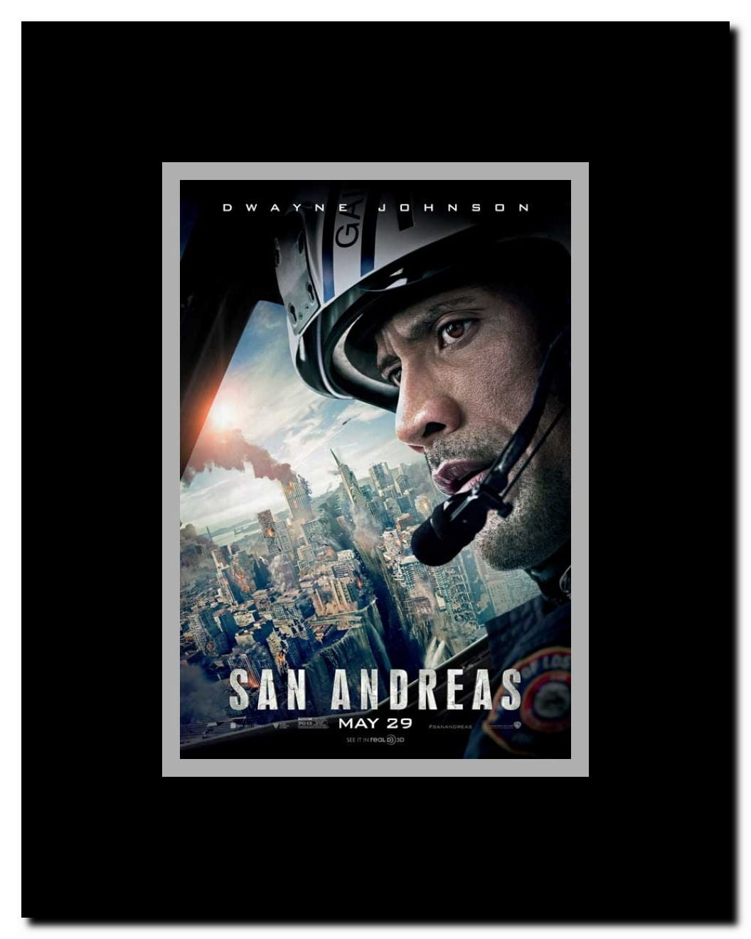 San Andreas Framed Movie Poster