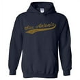 thumbnail image 1 of San Antonio Baseball Script - Hometown Pride, Pitcher Hoodie - Medium - Navy, 1 of 6