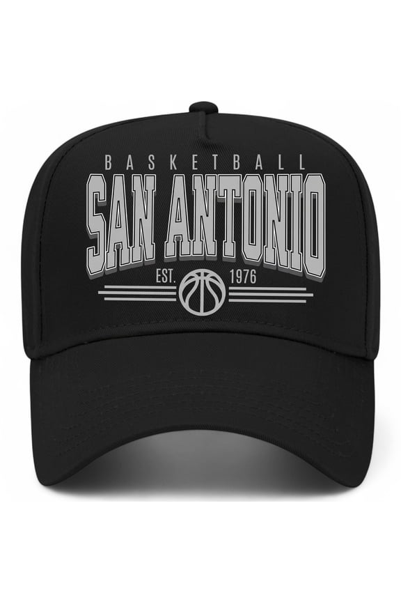 San Antonio Basketball Hat (Black)