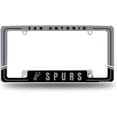 thumbnail image 1 of San Antonio Basketball Spurs Two-Tone Design License Plate Frame, 1 of 7