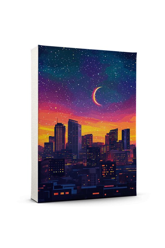 San Antonio International Airport Travel Canvas Art Print, San Antonio Wall Canvas Starry Night, San Antonio International Airport Canvas Painting decorSan Antonio Travel Picture -97AZ1193