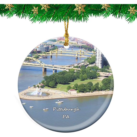 San Antonio River Walk Texas USA Christmas Ornament Travel Souvenir Personalized Christmas Tree Pendant Hanging Decoration
