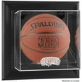 thumbnail image 1 of San Antonio Spurs (2002-2017) Black Framed Wall-Mounted Team Logo Basketball Display Case, 1 of 7