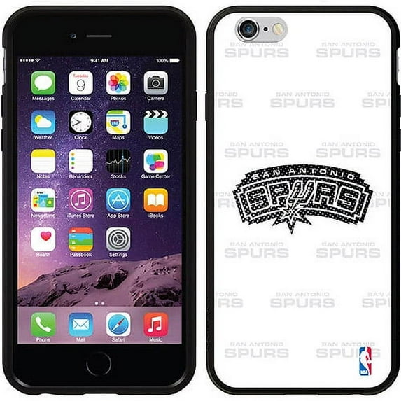 San Antonio Spurs Repeating Design on Apple iPhone 6 Switchback Case by Coveroo