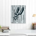 thumbnail image 1 of San Antonio Spurs Stretched 16" x 20" Embellished Canvas Giclee Print - Art by Charlie Turano III, 1 of 3