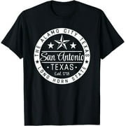 San Antonio Texas Alamo City Estd 1718 Souvenir T-Shirt