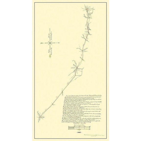 San Antonio To Laredo - 1865 Poster Print by Roessler Roessler TXSA0002