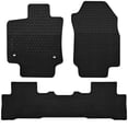 thumbnail image 1 of San Auto Car Floor Mats Custom Fit for Toyota RAV4 (Hybrid) 2019-2024 Rubber Black Car Floor Liners All Weather Season Protection Heavy Duty Odorless, 1 of 5