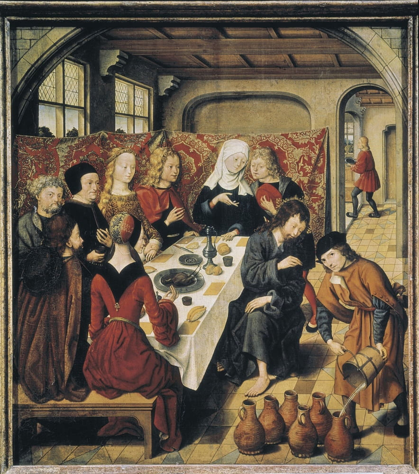 San Bartolome Altar Master Of (16Th Century) Canvas Art - (24 x 36)
