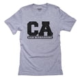 thumbnail image 1 of San Bernadino, California CA Classic City State Sign Men's Grey T-Shirt, 1 of 2