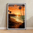 San Clemente California Wall Art Print, Charming Southern California ...