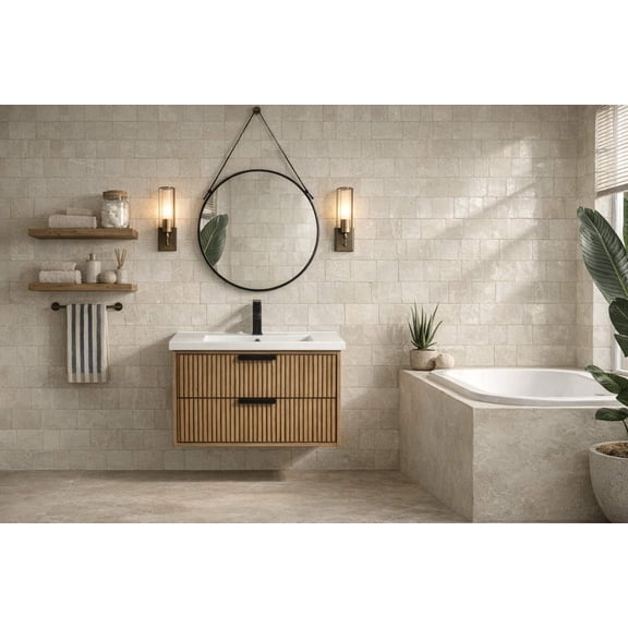 San Diego 30" Bathroom Vanity Weathered Fir