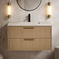 thumbnail image 1 of San Diego 36" Floating Bathroom Vanity Oak, 1 of 11