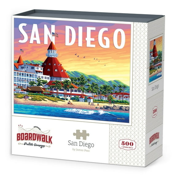 San Diego - 500 Piece Boardwalk Jigsaw Puzzle