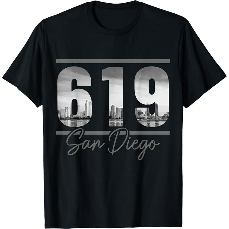 Area Code 619 Shirt - San Diego California Tshirt
