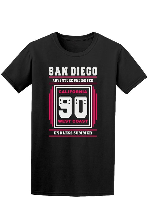 San Diego Adventure Unlimited Ca T-Shirt Men -Image by Shutterstock, Male Small