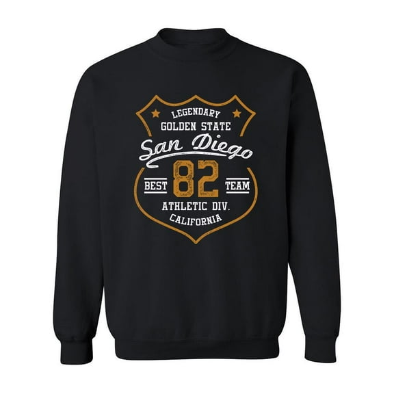 San Diego Athletic Division Sweatshirt Men -Image by Shutterstock, Male Large