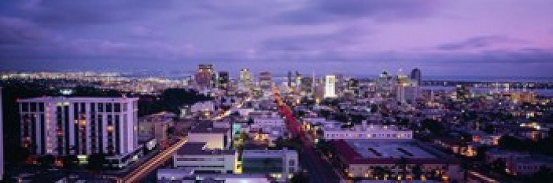 San Diego CA USA Canvas Art - Panoramic Images (18 x 6)