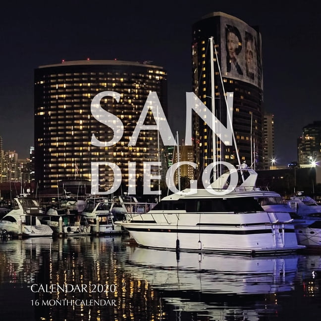 San Diego Calendar 2020 16 Month Calendar (Paperback)