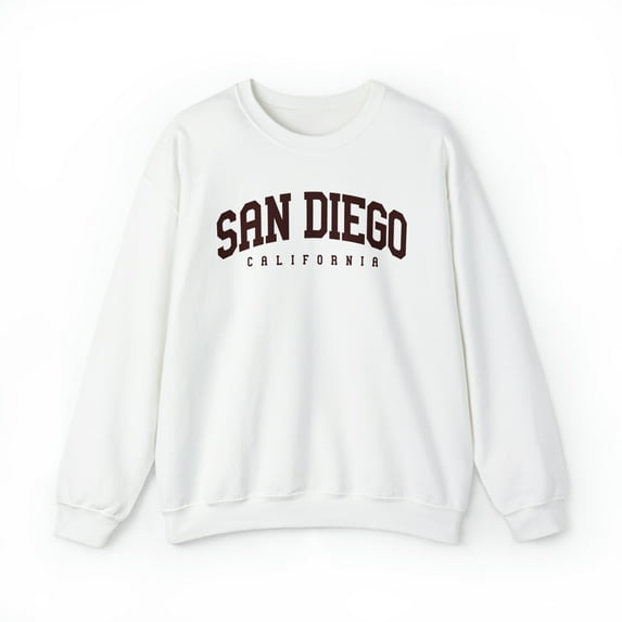 San Diego California CA Sweatshirt, Gifts, Crewneck