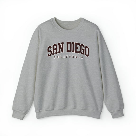 San Diego California CA Sweatshirt, Gifts, Crewneck