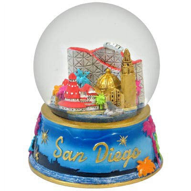San Diego  California Color Snow Globe