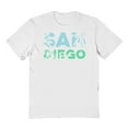 thumbnail image 1 of San Diego California Graphic White Men's Cotton T-Shirt, 1 of 1
