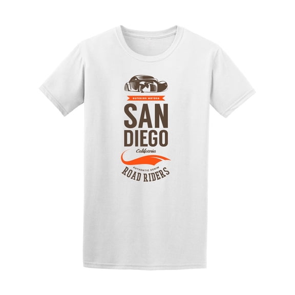 San Diego California Road Riders Tee Men's -Image by Shutterstock