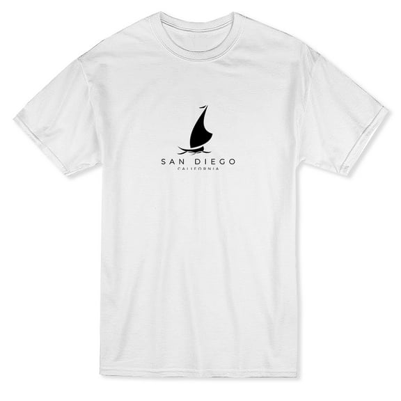 San Diego California Sailboat Men's T-shirt