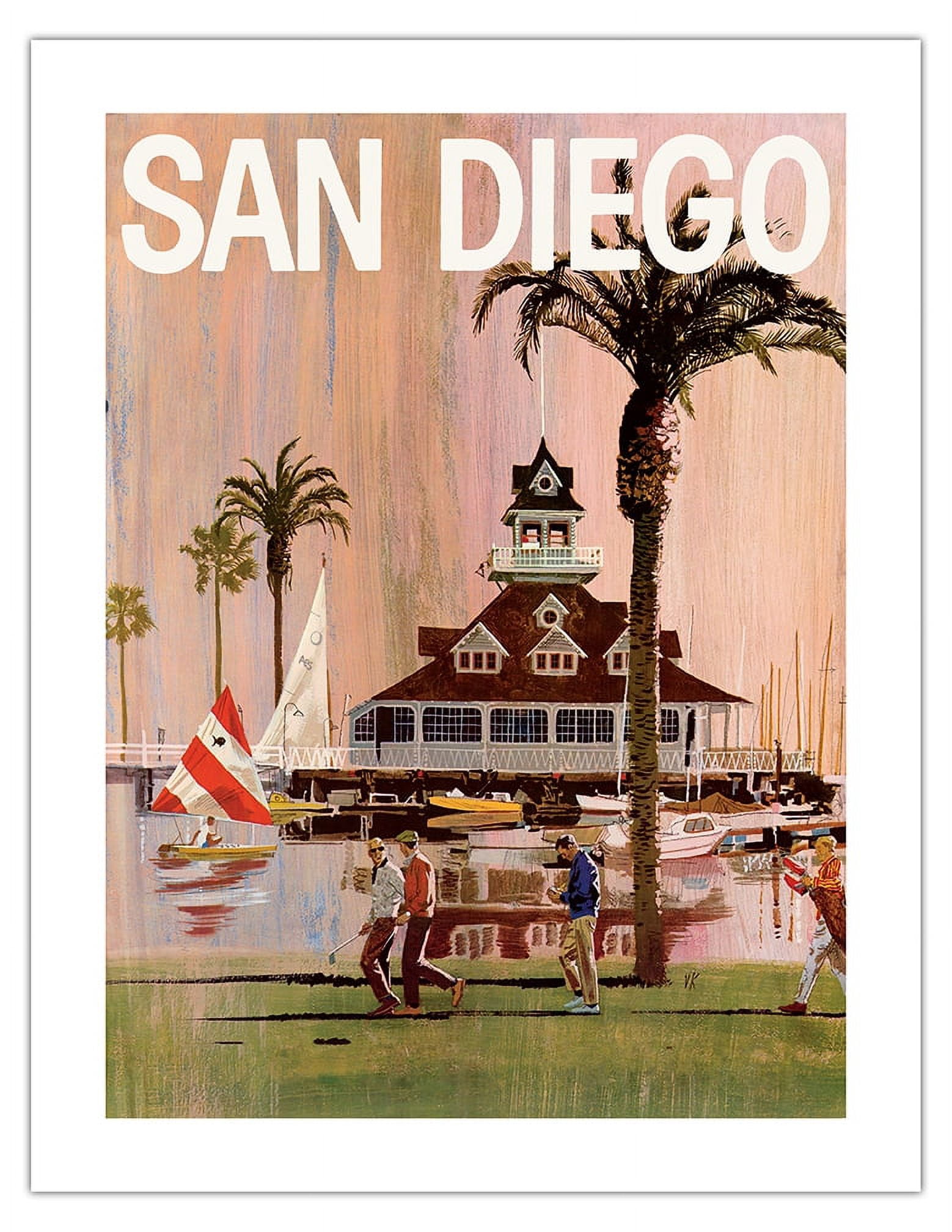 San Diego California - Southern California - Vintage Airline Travel ...